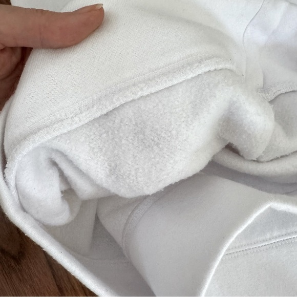 Zara Ultra Soft Cropped Hoodie S White - Picture 12 of 12